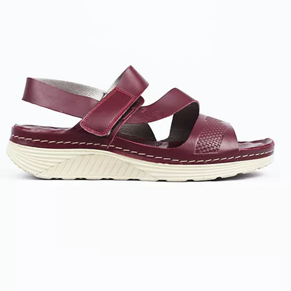 Sandale confort pour femme S011 BORDEAUX
